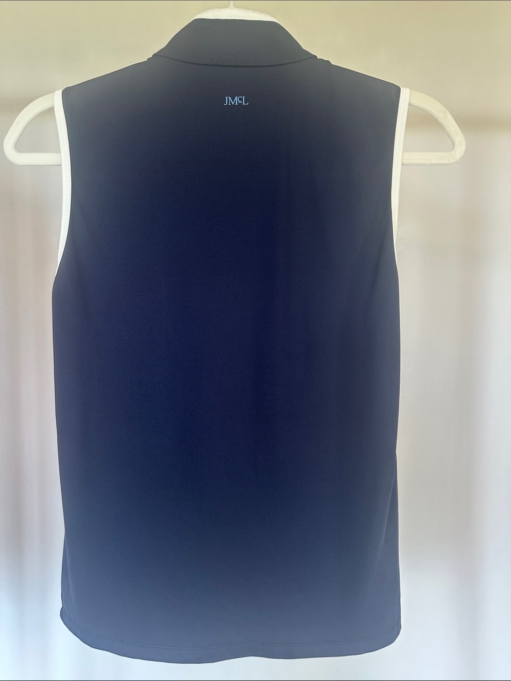 J. McLaughlin Aelia Navy Blue Fitted Tennis Golf Tank Top Size Small - Picture 7 of 8